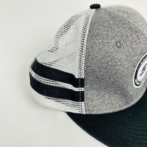 Snap-on Trucker‎ Hat Patch Logo Snapback Black/Charcoal Mesh Never Compromise - Picture 3 of 9